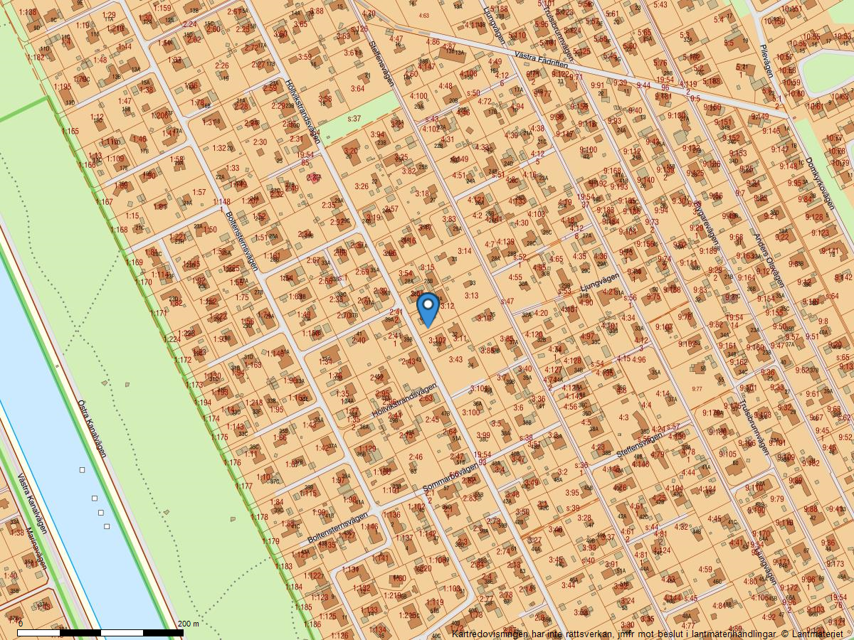 Fastighetskarta Höllvikstrandsvägen 30B