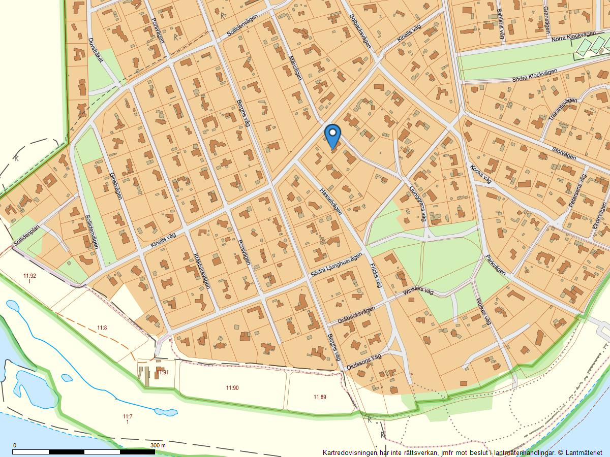 Fastighetskarta Månstigen 29