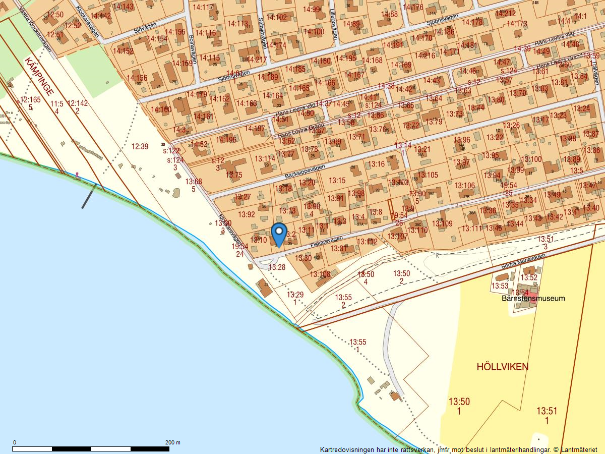 Fastighetskarta Fiskarevägen 37